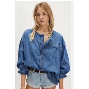 We the Free City Denim top